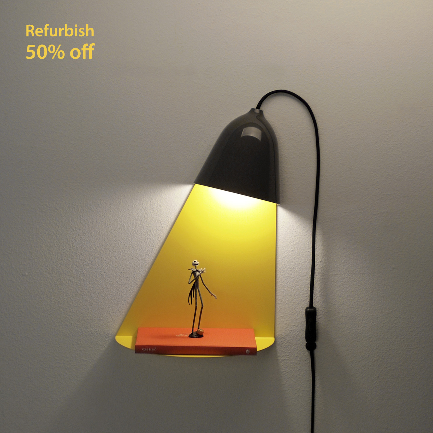 Light shelf (Table &amp; Wall Lamp) - Refurbish